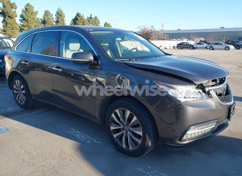 2014 Acura Mdx TECHNOLOGY PACKAGE (VIN 5FRYD4H45EB039857) main photo