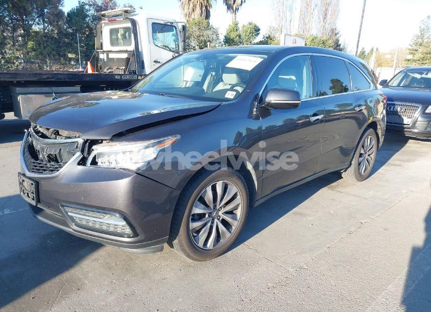 Photo 2 of 2014 Acura Mdx TECHNOLOGY PACKAGE (VIN 5FRYD4H45EB039857)