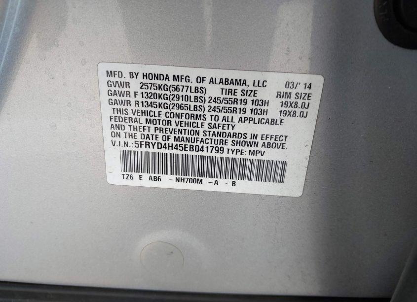 Photo 9 of 2014 Acura Mdx TECHNOLOGY PACKAGE (VIN 5FRYD4H45EB041799)