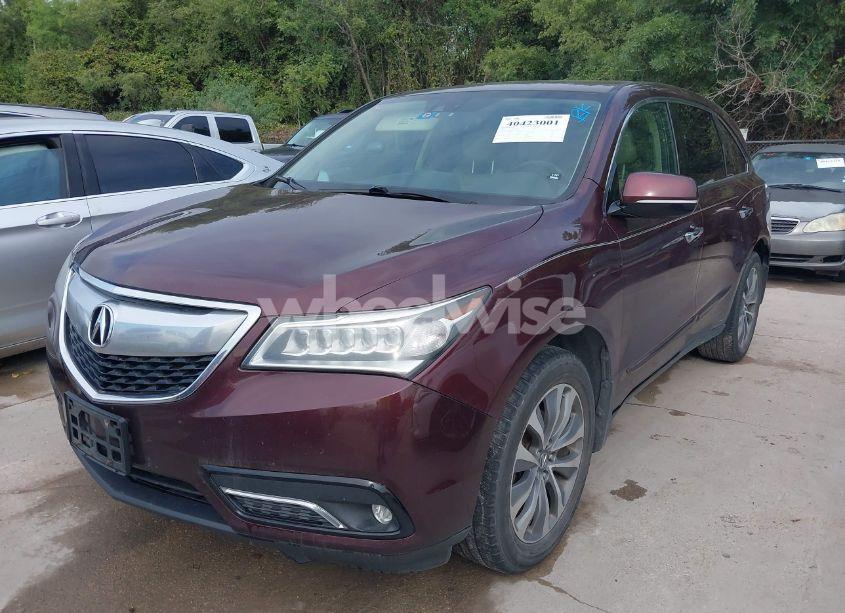 Photo 2 of 2014 Acura Mdx TECHNOLOGY PACKAGE (VIN 5FRYD4H45EB043987)