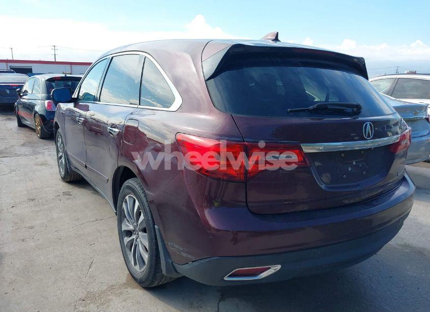 Photo 3 of 2014 Acura Mdx TECHNOLOGY PACKAGE (VIN 5FRYD4H45EB043987)