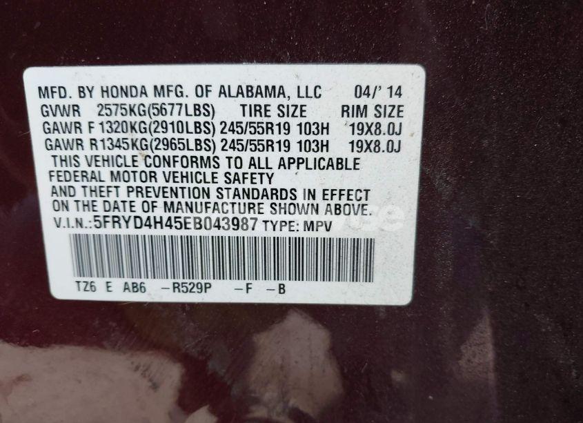 Photo 9 of 2014 Acura Mdx TECHNOLOGY PACKAGE (VIN 5FRYD4H45EB043987)