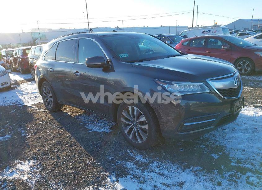 2016 Acura Mdx TECHNOLOGY ACURAWATCH PLUS PACKAGES/TECHNOLOGY PACKAGE (VIN 5FRYD4H45GB015089) main photo