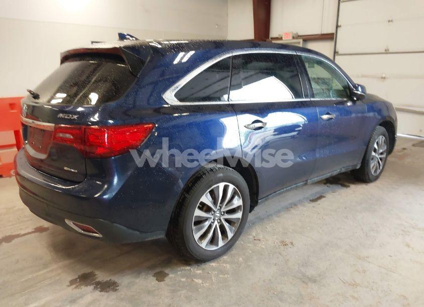 Photo 4 of 2016 Acura Mdx TECHNOLOGY ACURAWATCH PLUS PACKAGES/TECHNOLOGY PACKAGE (VIN 5FRYD4H45GB018784)