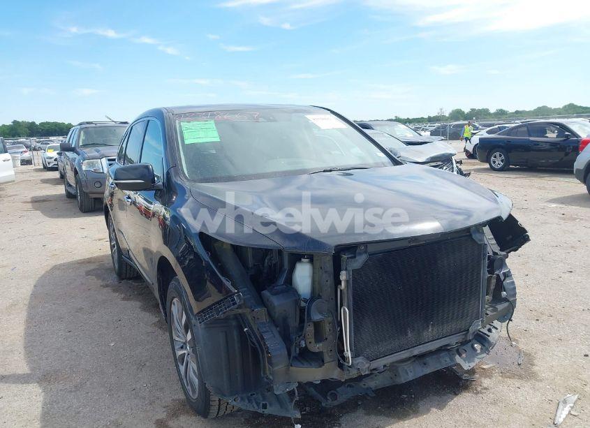 2014 Acura Mdx TECH PKG (VIN 5FRYD4H46EB001148) main photo