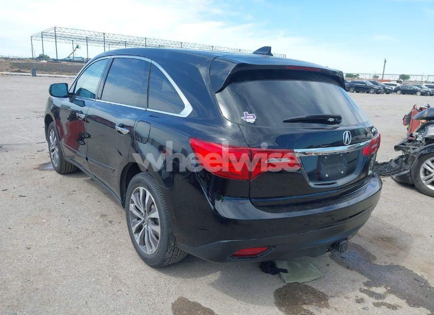 Photo 3 of 2014 Acura Mdx TECH PKG (VIN 5FRYD4H46EB001148)