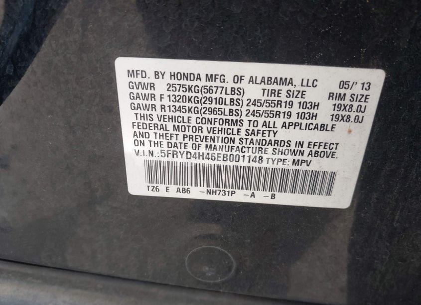 Photo 9 of 2014 Acura Mdx TECH PKG (VIN 5FRYD4H46EB001148)