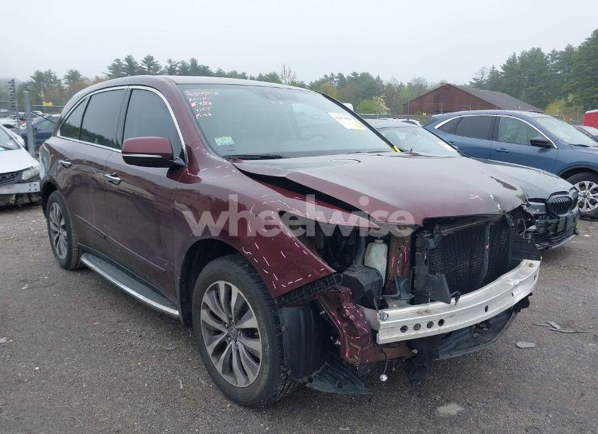 2014 Acura Mdx TECHNOLOGY PACKAGE (VIN 5FRYD4H46EB015552) main photo