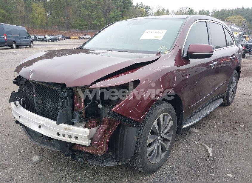 Photo 2 of 2014 Acura Mdx TECHNOLOGY PACKAGE (VIN 5FRYD4H46EB015552)
