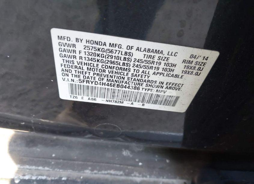 Photo 9 of 2014 Acura Mdx TECHNOLOGY PACKAGE (VIN 5FRYD4H46EB044386)
