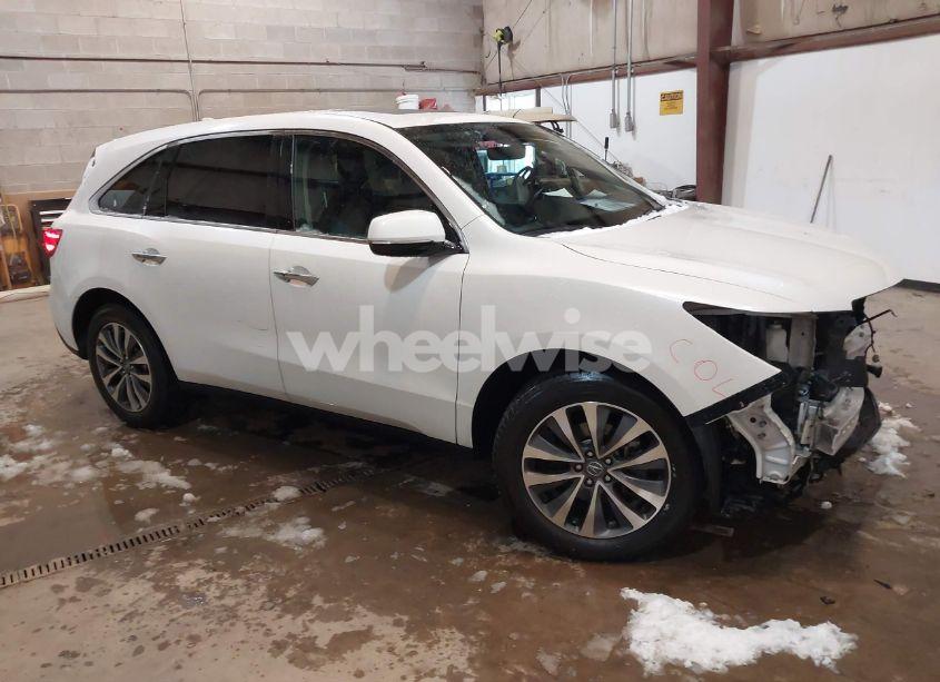 2016 Acura Mdx TECHNOLOGY ACURAWATCH PLUS PACKAGES/TECHNOLOGY PACKAGE (VIN 5FRYD4H46GB001881) main photo