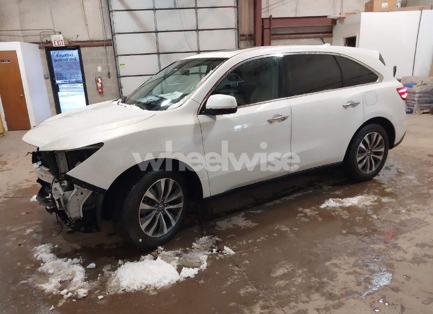 Photo 2 of 2016 Acura Mdx TECHNOLOGY ACURAWATCH PLUS PACKAGES/TECHNOLOGY PACKAGE (VIN 5FRYD4H46GB001881)