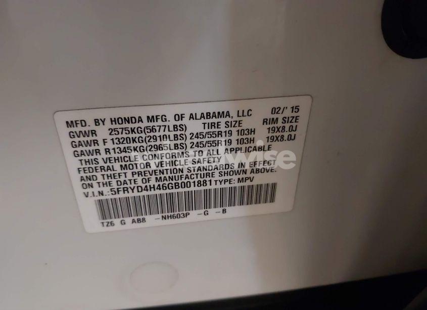 Photo 9 of 2016 Acura Mdx TECHNOLOGY ACURAWATCH PLUS PACKAGES/TECHNOLOGY PACKAGE (VIN 5FRYD4H46GB001881)