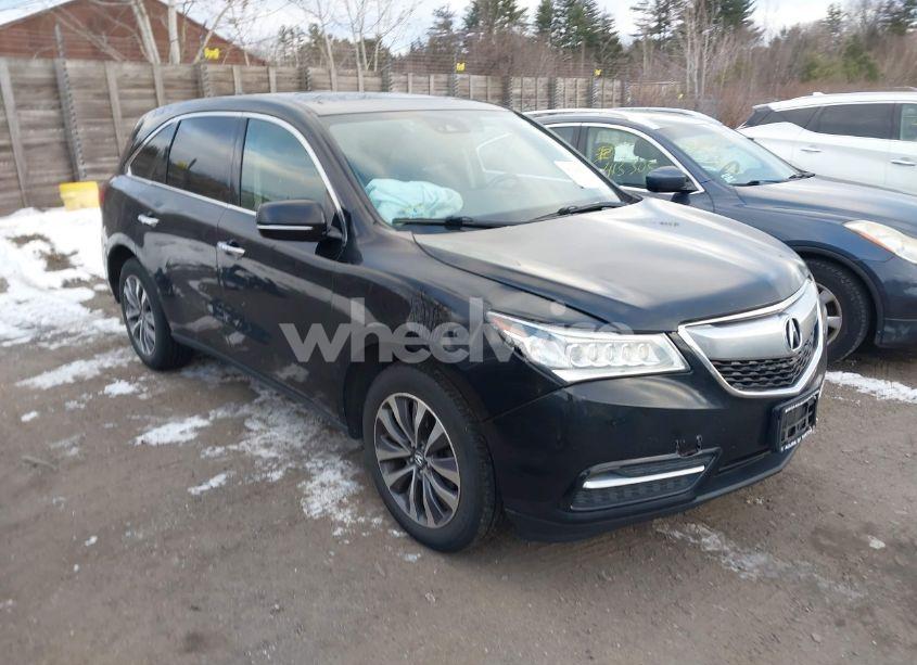 2016 Acura Mdx TECHNOLOGY ACURAWATCH PLUS PACKAGES/TECHNOLOGY PACKAGE (VIN 5FRYD4H46GB012864) main photo