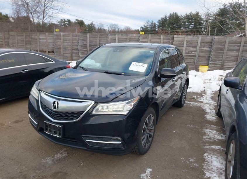 Photo 2 of 2016 Acura Mdx TECHNOLOGY ACURAWATCH PLUS PACKAGES/TECHNOLOGY PACKAGE (VIN 5FRYD4H46GB012864)
