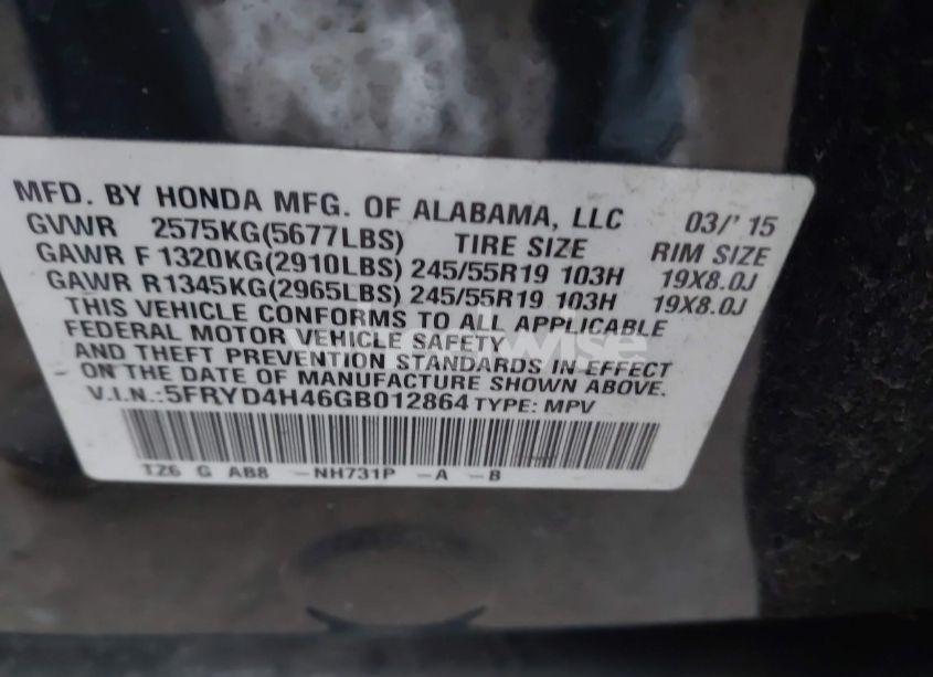 Photo 9 of 2016 Acura Mdx TECHNOLOGY ACURAWATCH PLUS PACKAGES/TECHNOLOGY PACKAGE (VIN 5FRYD4H46GB012864)