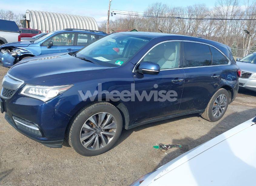 Photo 2 of 2016 Acura Mdx TECHNOLOGY ACURAWATCH PLUS PACKAGES/TECHNOLOGY PACKAGE (VIN 5FRYD4H46GB025971)