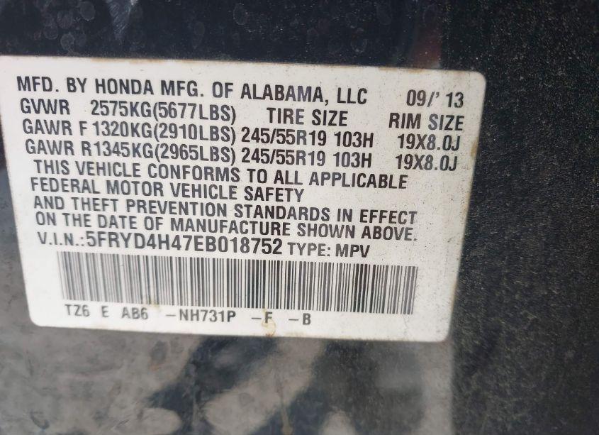 Photo 9 of 2014 Acura Mdx TECHNOLOGY PACKAGE (VIN 5FRYD4H47EB018752)