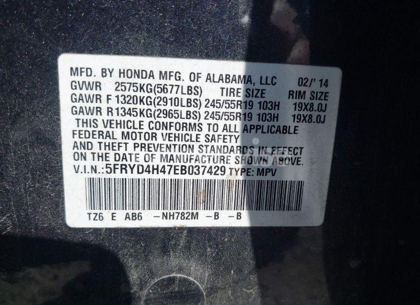Photo 9 of 2014 Acura Mdx TECHNOLOGY PACKAGE (VIN 5FRYD4H47EB037429)
