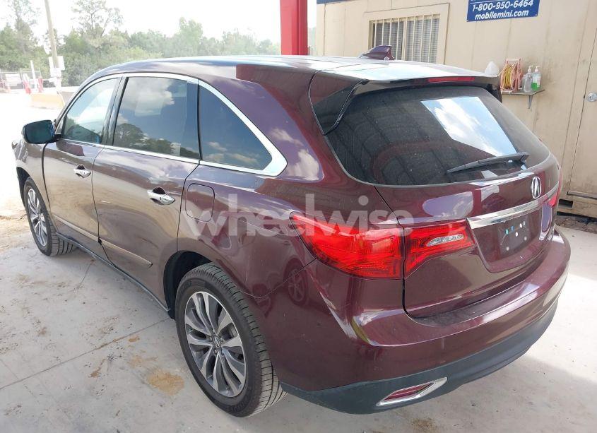 Photo 3 of 2016 Acura Mdx TECHNOLOGY ACURAWATCH PLUS PACKAGES/TECHNOLOGY PACKAGE (VIN 5FRYD4H47GB001761)