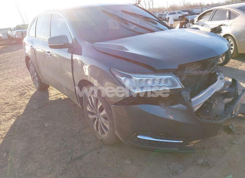 2016 Acura Mdx TECHNOLOGY ACURAWATCH PLUS PACKAGES/TECHNOLOGY PACKAGE (VIN 5FRYD4H47GB002635) main photo