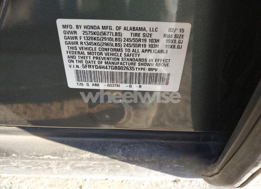 Photo 9 of 2016 Acura Mdx TECHNOLOGY ACURAWATCH PLUS PACKAGES/TECHNOLOGY PACKAGE (VIN 5FRYD4H47GB002635)