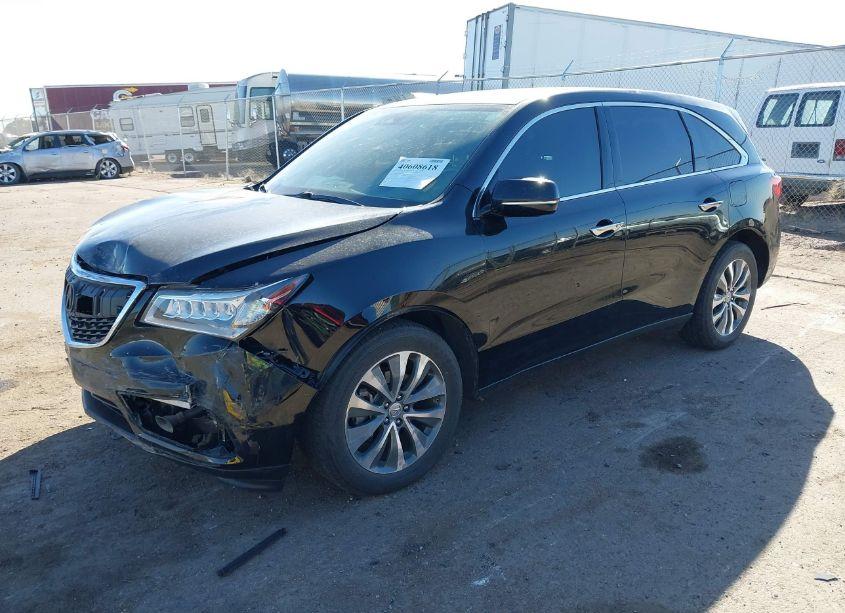 Photo 2 of 2016 Acura Mdx TECHNOLOGY ACURAWATCH PLUS PACKAGES/TECHNOLOGY PACKAGE (VIN 5FRYD4H47GB005776)