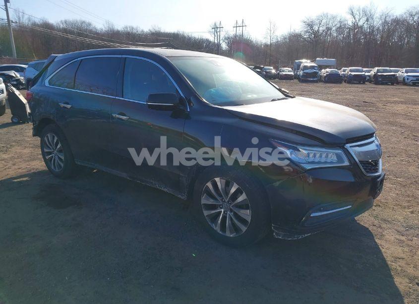 2016 Acura Mdx TECHNOLOGY ACURAWATCH PLUS PACKAGES/TECHNOLOGY PACKAGE (VIN 5FRYD4H47GB015496) main photo
