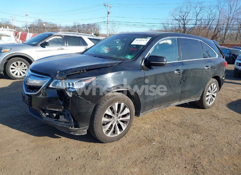 Photo 2 of 2016 Acura Mdx TECHNOLOGY ACURAWATCH PLUS PACKAGES/TECHNOLOGY PACKAGE (VIN 5FRYD4H47GB015496)