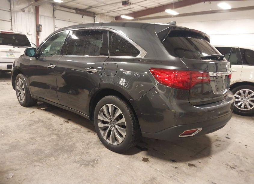 Photo 3 of 2016 Acura Mdx TECHNOLOGY ACURAWATCH PLUS PACKAGES/TECHNOLOGY PACKAGE (VIN 5FRYD4H47GB028555)