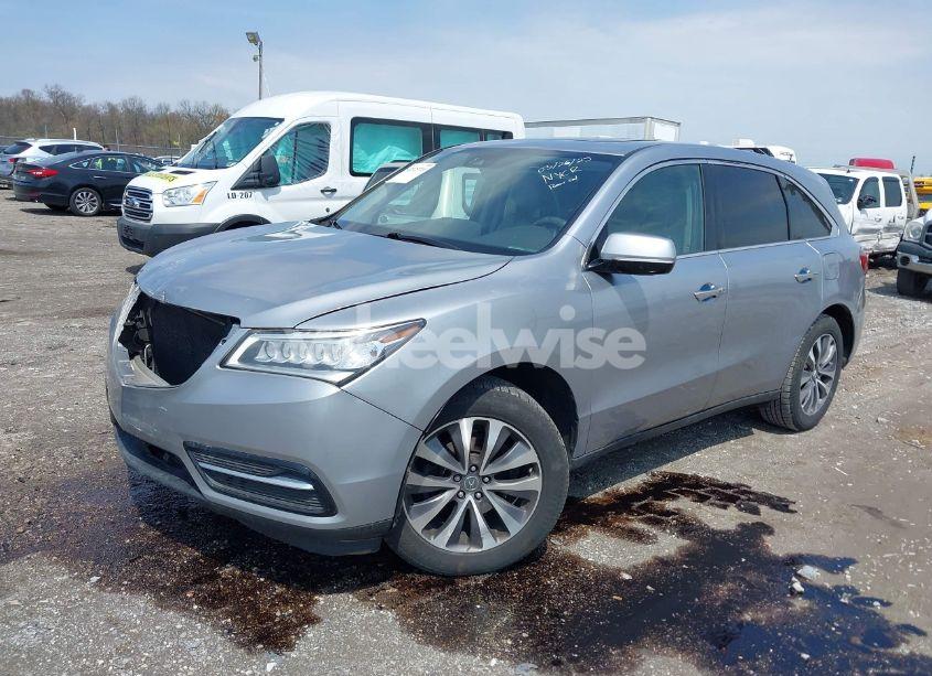 Photo 2 of 2016 Acura Mdx TECHNOLOGY ACURAWATCH PLUS PACKAGES/TECHNOLOGY PACKAGE (VIN 5FRYD4H47GB039491)