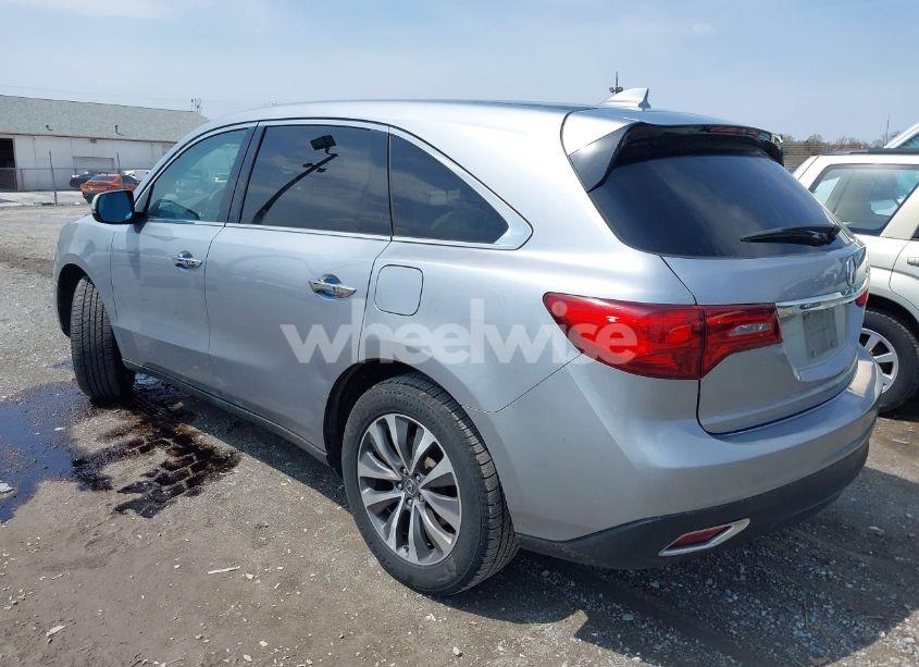 Photo 3 of 2016 Acura Mdx TECHNOLOGY ACURAWATCH PLUS PACKAGES/TECHNOLOGY PACKAGE (VIN 5FRYD4H47GB039491)