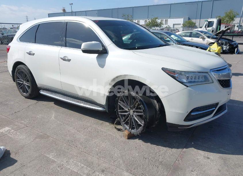 2016 Acura Mdx TECHNOLOGY ACURAWATCH PLUS PACKAGES/TECHNOLOGY PACKAGE (VIN 5FRYD4H47GB045999) main photo