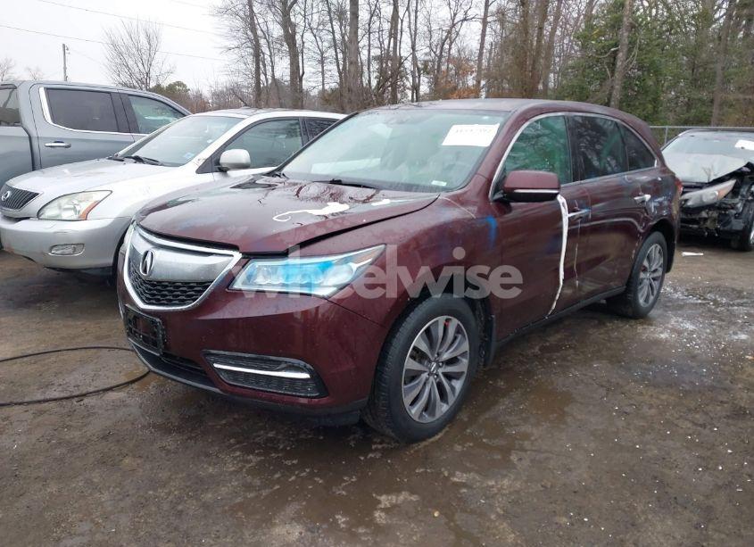 Photo 2 of 2014 Acura Mdx TECHNOLOGY PACKAGE (VIN 5FRYD4H48EB019411)
