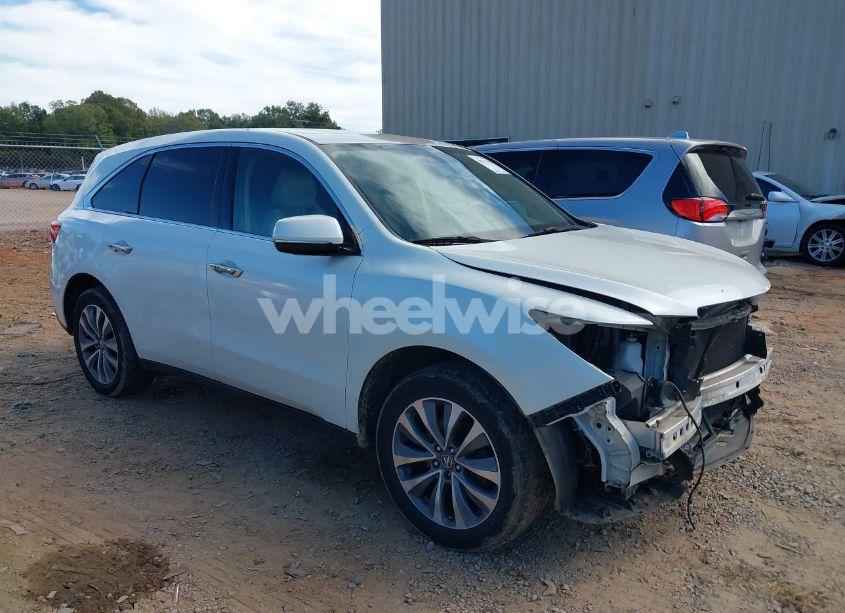2014 Acura Mdx TECHNOLOGY PACKAGE (VIN 5FRYD4H48EB022020) main photo