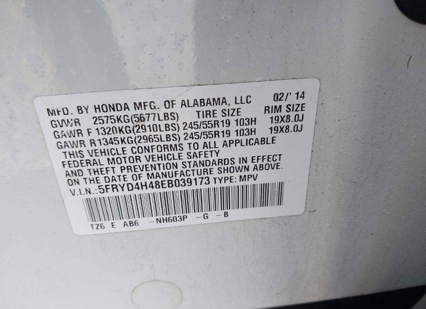 Photo 9 of 2014 Acura Mdx TECHNOLOGY PACKAGE (VIN 5FRYD4H48EB039173)
