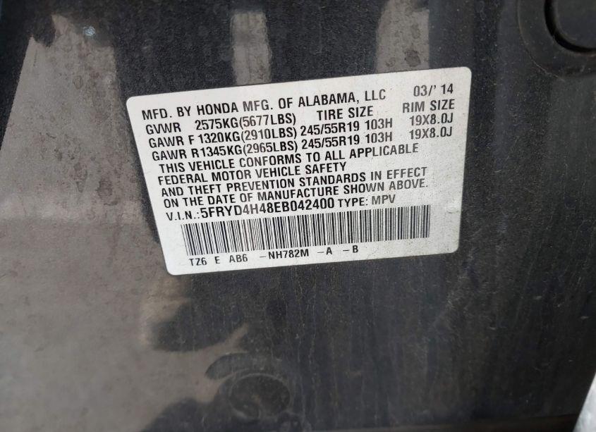 Photo 9 of 2014 Acura Mdx TECHNOLOGY PACKAGE (VIN 5FRYD4H48EB042400)