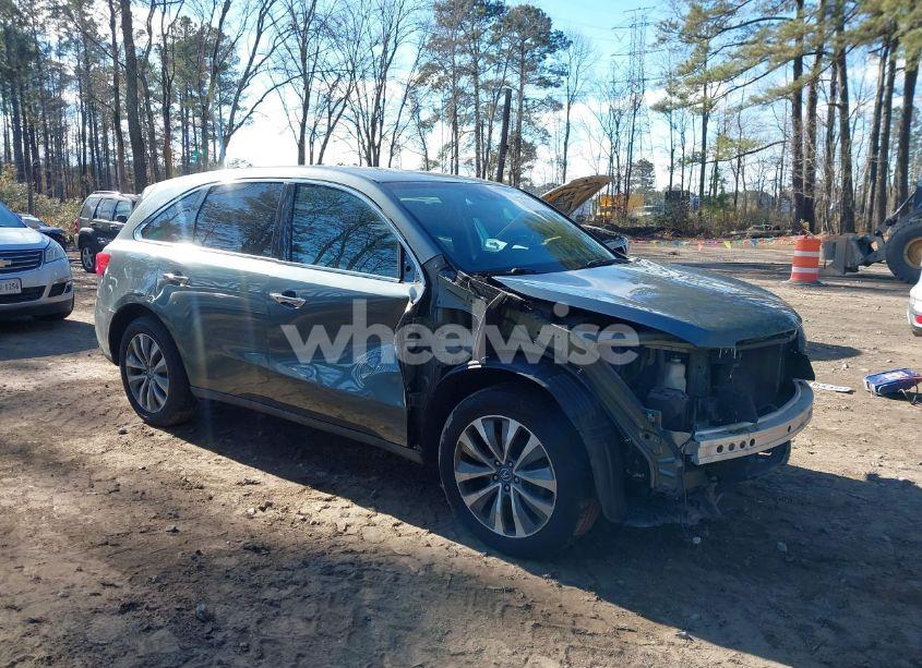 2014 Acura Mdx TECHNOLOGY PACKAGE (VIN 5FRYD4H48EB043689) main photo