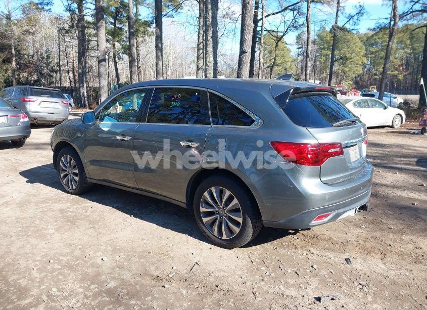 Photo 3 of 2014 Acura Mdx TECHNOLOGY PACKAGE (VIN 5FRYD4H48EB043689)