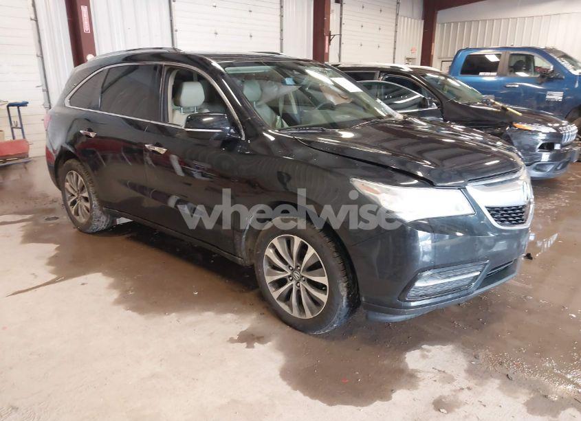 2016 Acura Mdx TECHNOLOGY ACURAWATCH PLUS PACKAGES/TECHNOLOGY PACKAGE (VIN 5FRYD4H48GB008704) main photo
