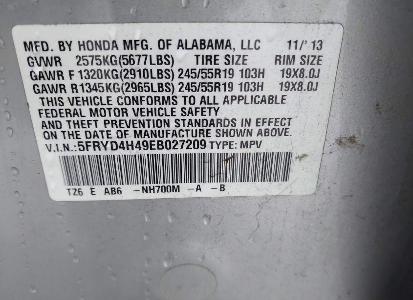 Photo 9 of 2014 Acura Mdx TECHNOLOGY PACKAGE (VIN 5FRYD4H49EB027209)