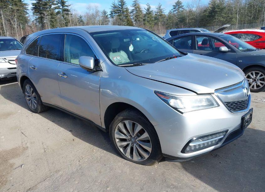 2014 Acura Mdx TECHNOLOGY PACKAGE (VIN 5FRYD4H49EB033799) main photo