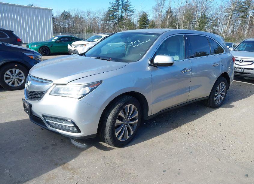 Photo 2 of 2014 Acura Mdx TECHNOLOGY PACKAGE (VIN 5FRYD4H49EB033799)