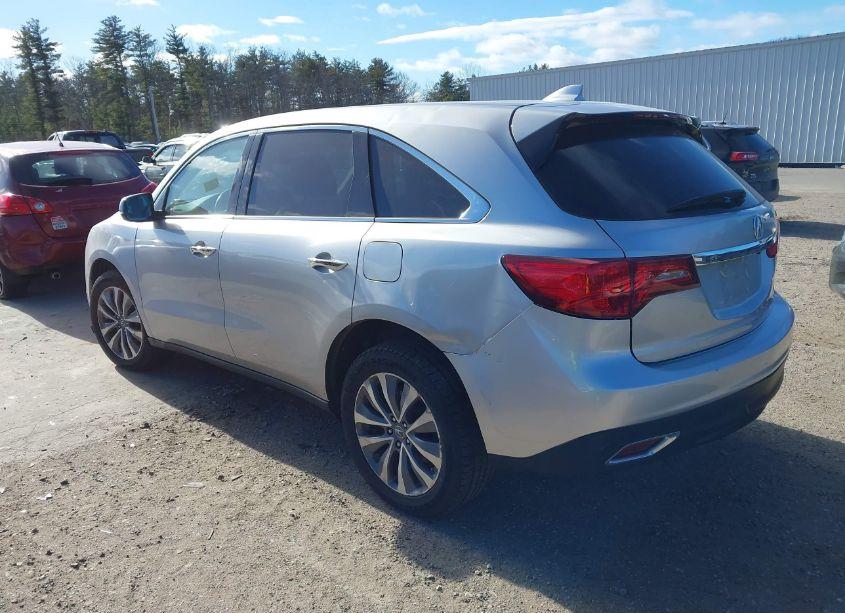 Photo 3 of 2014 Acura Mdx TECHNOLOGY PACKAGE (VIN 5FRYD4H49EB033799)