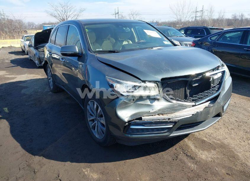 2015 Acura Mdx TECHNOLOGY PACKAGE (VIN 5FRYD4H49FB021668) main photo