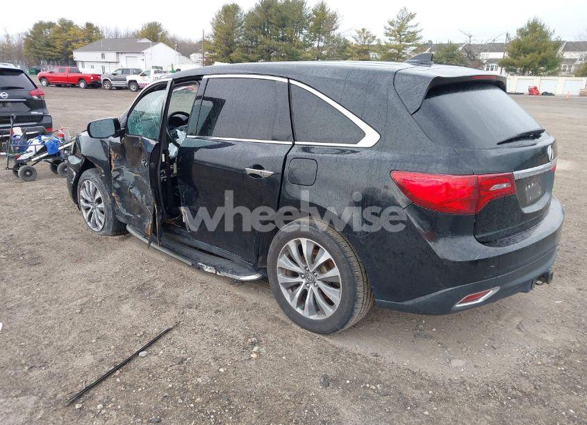 Photo 3 of 2015 Acura Mdx TECHNOLOGY PACKAGE (VIN 5FRYD4H49FB028801)