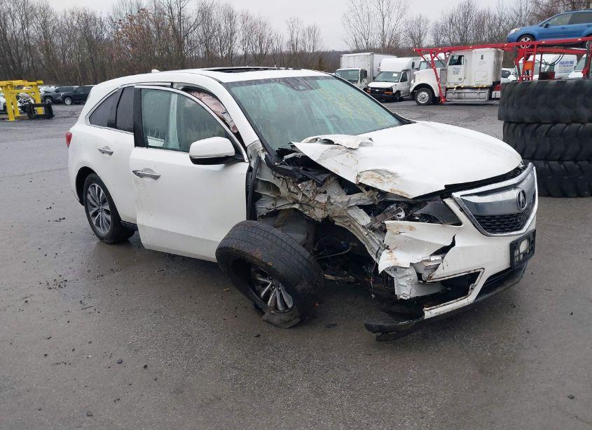 2016 Acura Mdx TECHNOLOGY ACURAWATCH PLUS PACKAGES/TECHNOLOGY PACKAGE (VIN 5FRYD4H49GB050735) main photo