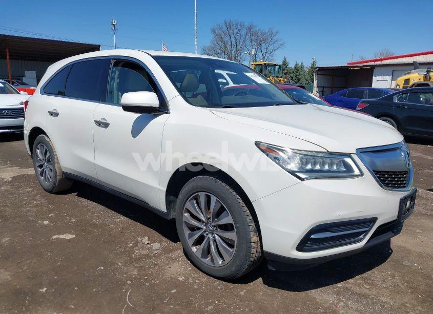 2014 Acura Mdx TECHNOLOGY PACKAGE (VIN 5FRYD4H4XEB009379) main photo