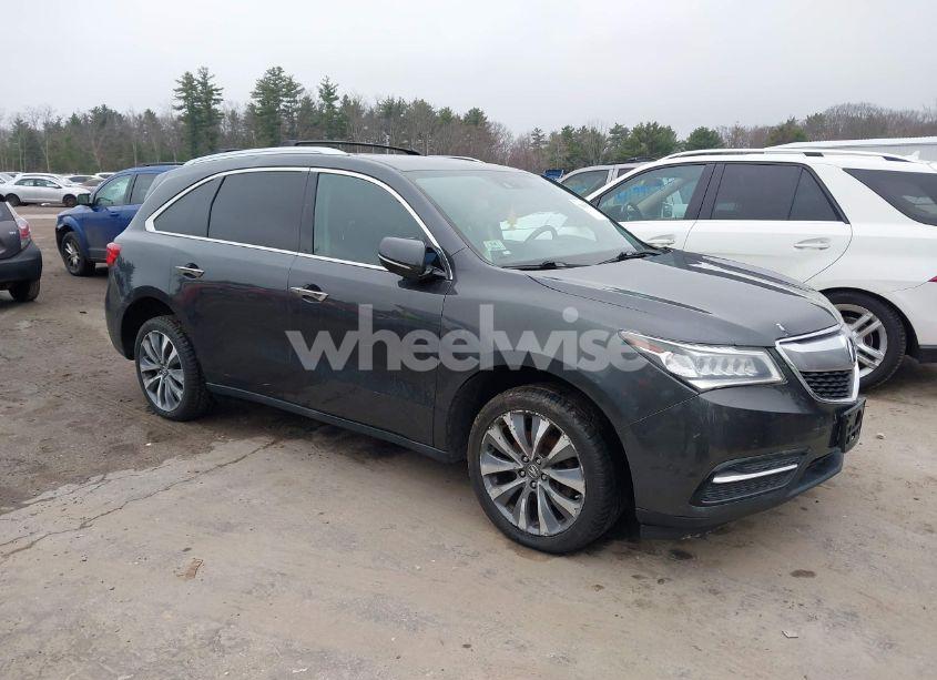 2014 Acura Mdx TECHNOLOGY PACKAGE (VIN 5FRYD4H4XEB046657) main photo