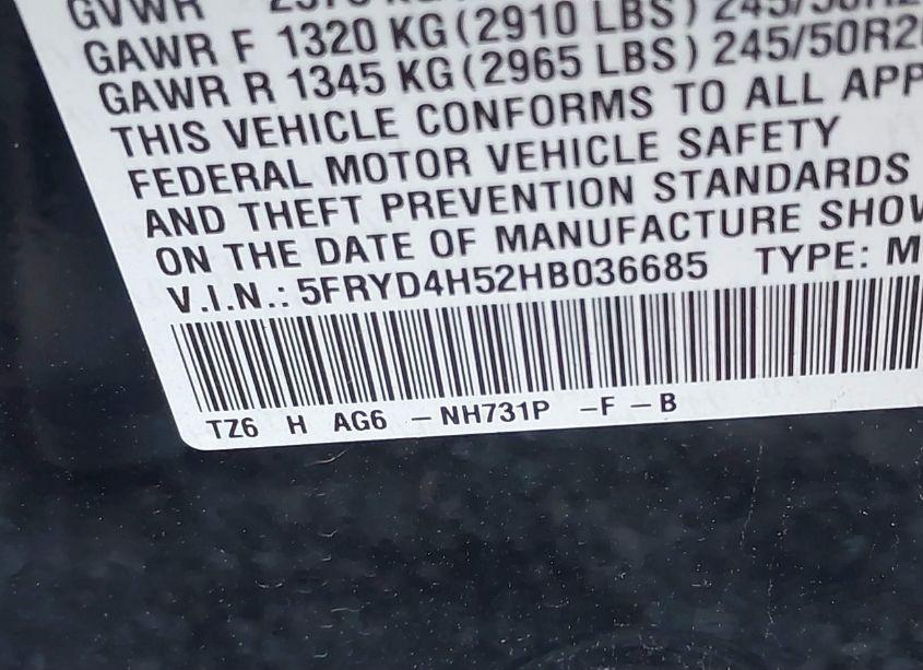 Photo 9 of 2017 Acura Mdx TECHNOLOGY PACKAGE (VIN 5FRYD4H52HB036685)